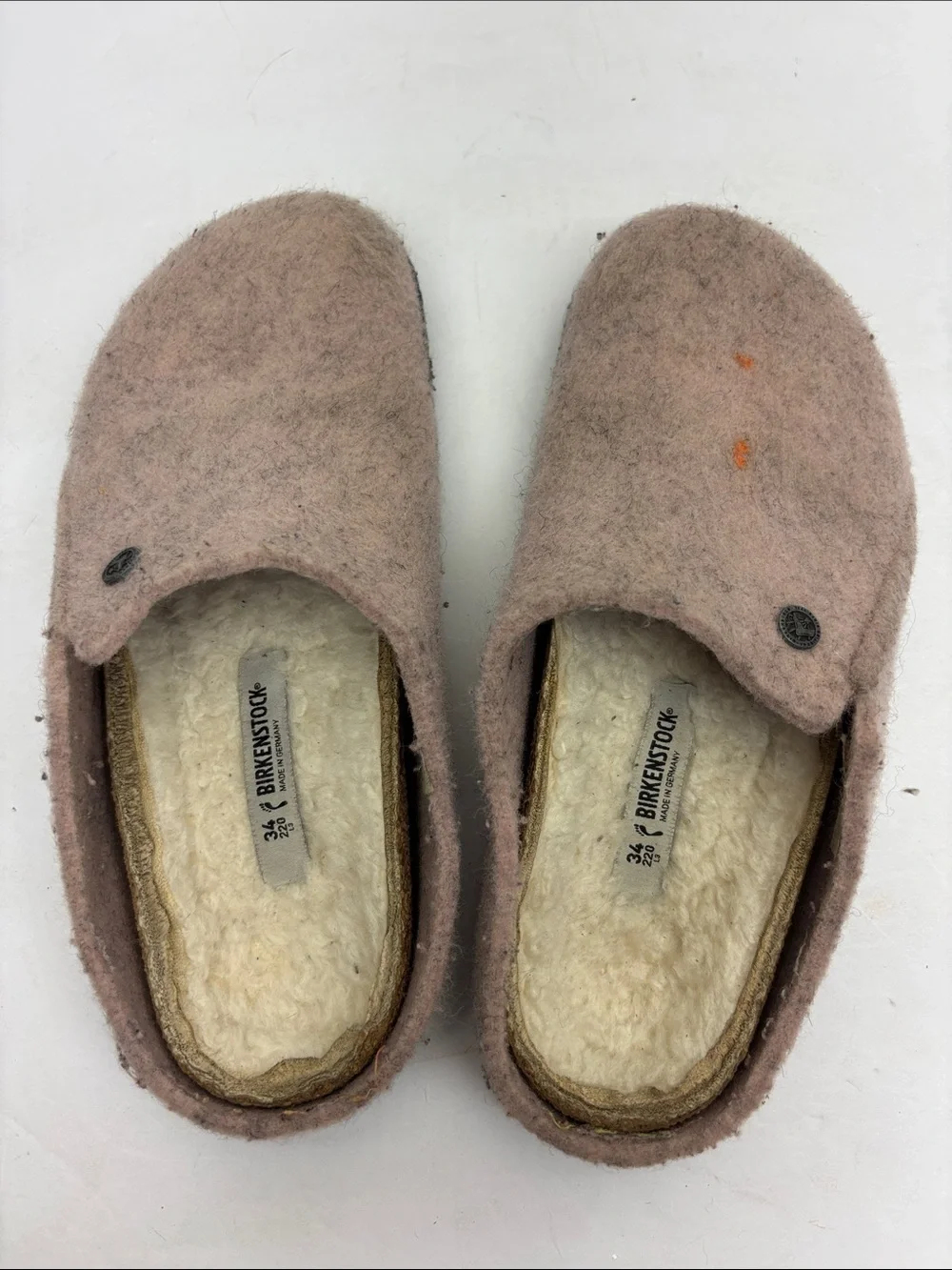 Birkenstock Kids Cozy Wool Slip-On Slippers , SZ 3 little girl, box 16